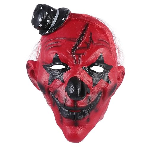 MUCKLILY Clown-maske Böse Clownsmaske Halloween-kostüm-party-requisiten Halloween Für Erwachsene Maske Für Halloween Latex Clown-kostüm Abschlussball Requisiten Narr Lustig von MUCKLILY