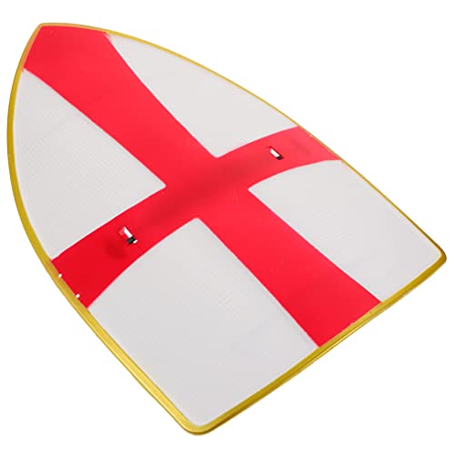 MUCKLILY Cosplay Schild Mittelalterliches Ritter Zubehör Stabilem Leicht Sicher für Jungen Jahre Roter MUCKLILY Cosplay Schild Mittelalterliches Ritter Zubehör Stabilem Leicht Sicher für Jungen Jahre Roter von MUCKLILY