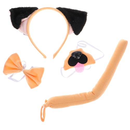 MUCKLILY Cosplay Tierkostüm Set mit Plüsch Ohren Haarreif und Tier Detailreiches Halloween Kostüm Zubehör für Mottoparty Theater und Fasching Leicht und Tragbar MUCKLILY Cosplay Tierkostüm Set mit Plüsch Ohren Haarreif und Tier Detailreiches Halloween Kostüm Zubehör für Mottoparty Theater und Fasching Leicht und Tragbar von MUCKLILY