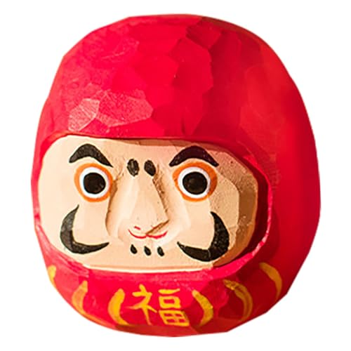MUCKLILY Dharma-Ei-verzierung Wunschpuppen Japanischer Glücksbecher Glückspuppen-Charm Japanische Traditionelle Puppen Japanische Kulturpuppen Japanische Meditationspuppen Rot Hölzern MUCKLILY Dharma-Ei-verzierung Wunschpuppen Japanischer Glücksbecher Glückspuppen-Charm Japanische Traditionelle Puppen Japanische Kulturpuppen Japanische Meditationspuppen Rot Hölzern von MUCKLILY