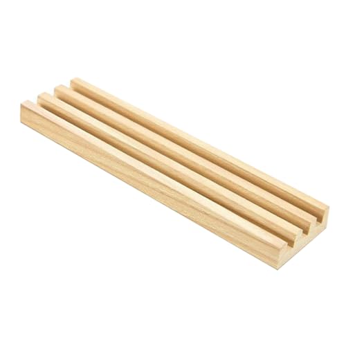 MUCKLILY Domino Halter aus Holz Stabiler Dominoständer für Karten und Spielsteine Spielzubehör für Erwachsene Leichtes Design Vielseitig Einsetzbar Platzsparend MUCKLILY Domino Halter aus Holz Stabiler Dominoständer für Karten und Spielsteine Spielzubehör für Erwachsene Leichtes Design Vielseitig Einsetzbar Platzsparend von MUCKLILY