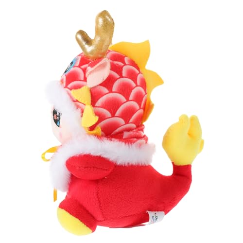 MUCKLILY Drachenbabypuppe Drachenspielzeug Stofftier Zum Chinesischen Neujahr Drachendekorationen Zum Chinesischen Neujahr Drachendekorationen Zum Chinesischen Neujahr Chinesische von MUCKLILY