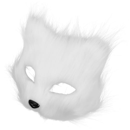 MUCKLILY Fuchs-maske, Cosplay-maske, Halbe Gesichtsmaske, Tiermaske, Kostüm-maske, Tier-cosplay-maske, Halloween-kostüm-requisite Für Frauen von MUCKLILY