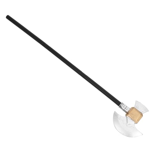 MUCKLILY Halloween Cosplay Gehstock Abs Walking Cane Prop für Party Bühne Rollenspiel Vielseitig Leicht Detailliert Kostümaccessoire von MUCKLILY