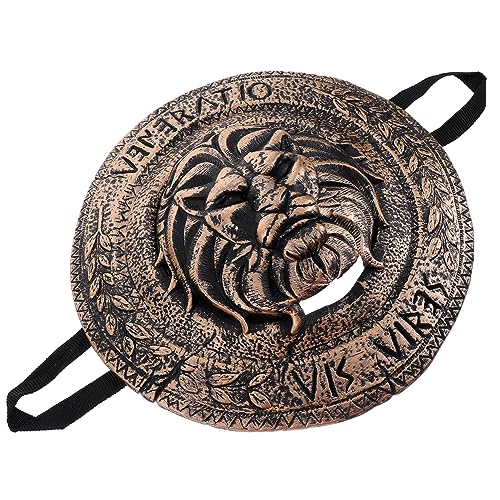 MUCKLILY Halloween Cosplay Schild Realistisches Bühnenschild für Mittelalter Rollenspiele Kostüm Requisite für Erwachsene Halloween Feiern Themenpartys MUCKLILY Halloween Cosplay Schild Realistisches Bühnenschild für Mittelalter Rollenspiele Kostüm Requisite für Erwachsene Halloween Feiern Themenpartys von MUCKLILY