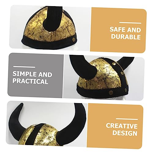 MUCKLILY Halloween Kopfbedeckung Ox Horn Hut aus Weichem Polyesterfaser Material Bequemer Partyhut mit Klassischem Halloween Stil Vielseitiges Kostüm Accessoire für Erwachsene und MUCKLILY Halloween Kopfbedeckung Ox Horn Hut aus Weichem Polyesterfaser Material Bequemer Partyhut mit Klassischem Halloween Stil Vielseitiges Kostüm Accessoire für Erwachsene und von MUCKLILY