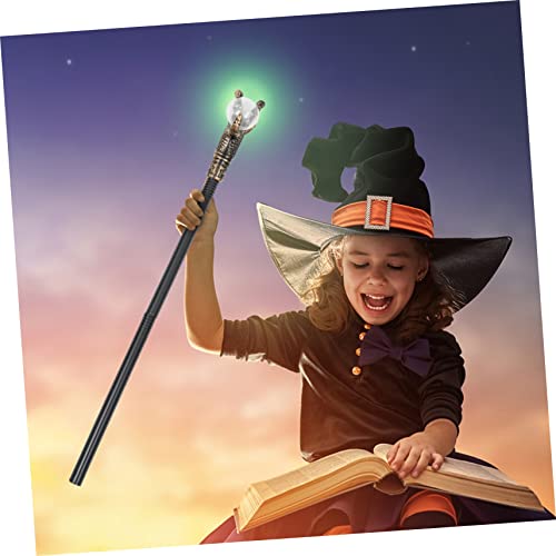 MUCKLILY Halloween Scepter aus Robustem Kunststoff Teilig Zerlegbar für Einfache Aufbewahrung Leichter Spazierstock als Kreative Halloween Deko und Fotorequisite für Partys und von MUCKLILY