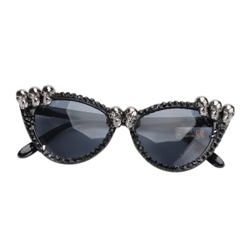 MUCKLILY Halloween Schädelbrille Silber Partybrille für Erwachsene Party-accessoire mit Totenkopf-motiv für Kostümfeste Karneval und Festival MUCKLILY Halloween Schädelbrille Silber Partybrille für Erwachsene Party-accessoire mit Totenkopf-motiv für Kostümfeste Karneval und Festival von MUCKLILY