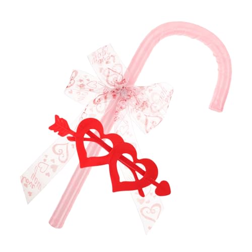 MUCKLILY Halloween Valentinstag Bowknot Herz Brille Cosplay Requisiten Verstellbarer Roter Herzstock für Bühne Party Karneval Kostüm Zubehör MUCKLILY Halloween Valentinstag Bowknot Herz Brille Cosplay Requisiten Verstellbarer Roter Herzstock für Bühne Party Karneval Kostüm Zubehör von MUCKLILY