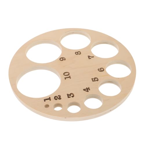 MUCKLILY Hebamme -Dilatationsdiagramm geschnitzt Planke Arbeit anatomisch Rad Geburt unterrichten Instrument des Gebärmutterhalses Kleinkind Holzmodell hölzern Beige von MUCKLILY