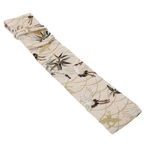 MUCKLILY Hochwertige Faltbare Handfächertasche aus Baumwoll-satin Leichter Tragbarer Schutzbeutel Fächer Chinesischer Stil Staubdicht Langlebig zur Aufbewahrung Geschenkverpackung von MUCKLILY