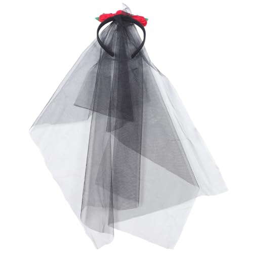 MUCKLILY Hochzeitskrone für Dehnbares Stirnband mit Maschen Design Festliche Kopfbedeckung für Hochzeiten Halloween Cosplay für Verschiedene Kopfgrößen MUCKLILY Hochzeitskrone für Dehnbares Stirnband mit Maschen Design Festliche Kopfbedeckung für Hochzeiten Halloween Cosplay für Verschiedene Kopfgrößen von MUCKLILY
