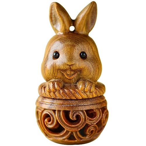 MUCKLILY Holz Kaninchen Anhänger Hängedekoration für Auto und Schlüsselanhänger Kreatives Bastelzubehör für Schmuck und Kunstprojekte Langlebig und Vielseitig Einsetzbar MUCKLILY Holz Kaninchen Anhänger Hängedekoration für Auto und Schlüsselanhänger Kreatives Bastelzubehör für Schmuck und Kunstprojekte Langlebig und Vielseitig Einsetzbar von MUCKLILY