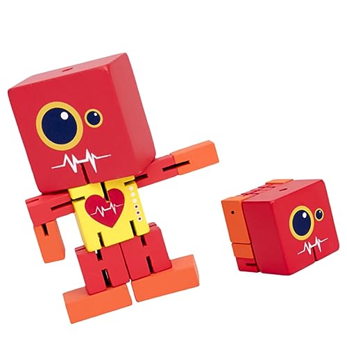 MUCKLILY Holz Robot Puzzle für Kreatives und Lustiges Lernspielzeug Hand Augen Koordination und Denkfähigkeiten aus Hochwertigem Holz Gefertigt für Gemeinsames MUCKLILY Holz Robot Puzzle für Kreatives und Lustiges Lernspielzeug Hand Augen Koordination und Denkfähigkeiten aus Hochwertigem Holz Gefertigt für Gemeinsames von MUCKLILY