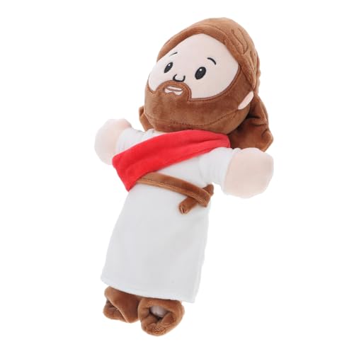MUCKLILY Jesus Plüschpuppe Kuscheltier Jesus Figur für Dekoratives Kissen für Zuhause Einzigartiges zu Weihnachten Ostern oder Besonderen Anlässen Hochwertige Verarbeitung MUCKLILY Jesus Plüschpuppe Kuscheltier Jesus Figur für Dekoratives Kissen für Zuhause Einzigartiges zu Weihnachten Ostern oder Besonderen Anlässen Hochwertige Verarbeitung von MUCKLILY