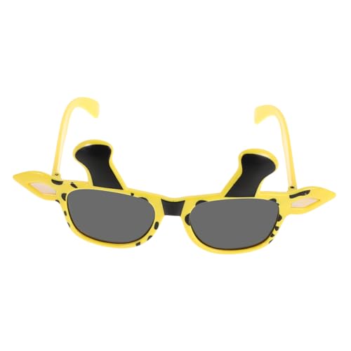 MUCKLILY Jungle Tierkostüm Brille Giraffe Sonnenbrille für Geburtstagsfeiern Kreative Partyaccessoires für Vielseitig Einsetzbar für Feiern und Hochzeiten Leicht und Bequem von MUCKLILY