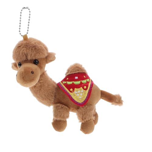 MUCKLILY Kamel-Anhänger Halloween-Tags für Goodie-Bags Rucksackanhänger für die Kinderschule Plüsch Kamel Schlüsselanhänger aufblasbares Kamel Kamel-Kuscheltiere Kamelstatue PP Baumwolle von MUCKLILY