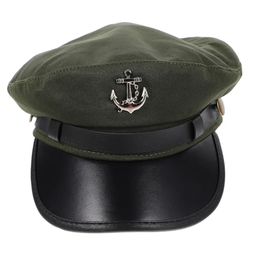 MUCKLILY Kapitänsmütze für Erwachsene Verstellbarer Matrosenhut für Cosplay und Partys Elegantes Kostümzubehör für Männer und Frauen Wahl für Karneval und Veranstaltungen von MUCKLILY