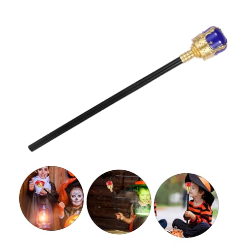 MUCKLILY Königszepter Cosplay Halloween Accessoire Robust Leicht Kunststoff für Party Karneval Verkleidung Bühnenauftritt von MUCKLILY
