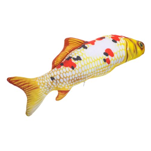 MUCKLILY Koi Plüschspielzeug Fisch Plüsch Fischplüsch realistisch Angelspielzeug aus Baumwolle Spielzeugfisch Fisch ausgestopftes Tier Super weicher kurzer Plüsch MUCKLILY Koi Plüschspielzeug Fisch Plüsch Fischplüsch realistisch Angelspielzeug aus Baumwolle Spielzeugfisch Fisch ausgestopftes Tier Super weicher kurzer Plüsch von MUCKLILY