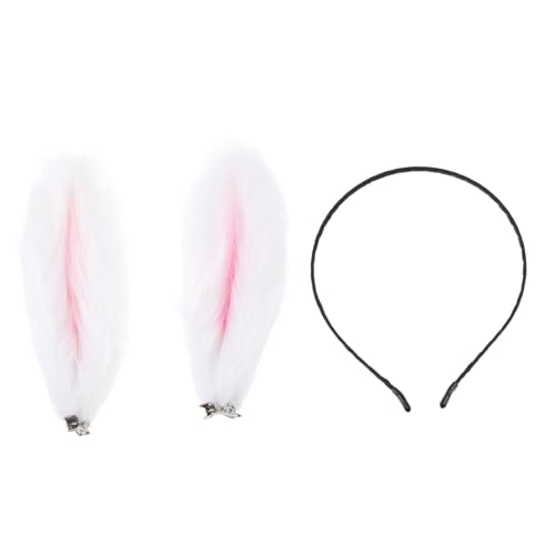 MUCKLILY Kreatives Hasenohren Stirnband aus Plüsch Langlebig und Bequem Lustiges Party haarreif dekor für Erwachsene und Damen Einzigartiges Kostüm accessoire für Verkleidungen und Feiern von MUCKLILY