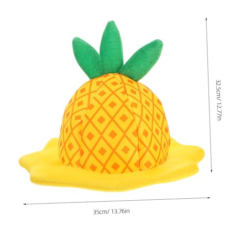 MUCKLILY Lustiger Ananas Kostüm Hut für Erwachsene Elastische Party Kopfbedeckung Fotorequisite Geburtstagsfeier Dekoration Zubehör MUCKLILY Lustiger Ananas Kostüm Hut für Erwachsene Elastische Party Kopfbedeckung Fotorequisite Geburtstagsfeier Dekoration Zubehör von MUCKLILY