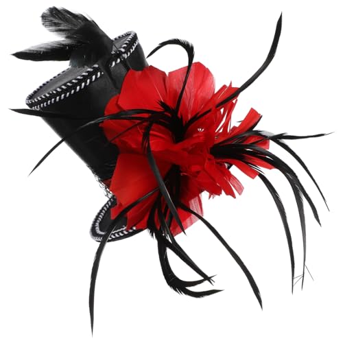 MUCKLILY Mini Top Hat Haarreif Damen Leichter Kopfschmuck für Halloween Karneval und Party Komfortables Stirnband mit Elegantem Design und Langlebiger Verarbeitung MUCKLILY Mini Top Hat Haarreif Damen Leichter Kopfschmuck für Halloween Karneval und Party Komfortables Stirnband mit Elegantem Design und Langlebiger Verarbeitung von MUCKLILY