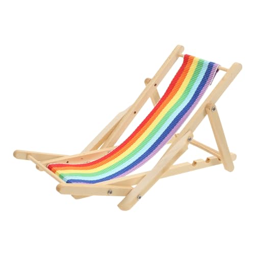 MUCKLILY Miniaturisierte Klappstrandliege Puppenhaus Zubehör Farbenfrohes Modell für Mikrolandschaften Vielseitig Einsetzbar Dekoration für Zuhause Büro oder Spielzeughäuser MUCKLILY Miniaturisierte Klappstrandliege Puppenhaus Zubehör Farbenfrohes Modell für Mikrolandschaften Vielseitig Einsetzbar Dekoration für Zuhause Büro oder Spielzeughäuser von MUCKLILY