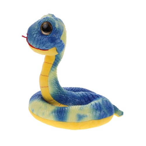 MUCKLILY Nachgemachtes Schlangenspielzeug gefüllter Schlangenplüsch Plüschschlangentier Schlange Plüschtier Schlangenpuppe realistischer Schlangenplüsch Streich Plüschtier PP Baumwolle Blau MUCKLILY Nachgemachtes Schlangenspielzeug gefüllter Schlangenplüsch Plüschschlangentier Schlange Plüschtier Schlangenpuppe realistischer Schlangenplüsch Streich Plüschtier PP Baumwolle Blau von MUCKLILY