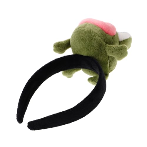 MUCKLILY Niedliches Frosch stirnband mit großem Maul Design Elastisch und Bequem für Party Kostüm Fotoshooting Vielseitiges Haaraccessoire für Damen und Mädchen von MUCKLILY