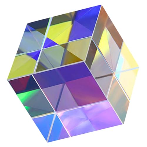 MUCKLILY Optisches Glasprisma Kristalle Fenster Garten Sonnenfänger Kaleidoskop Dekorationen Prisma Optisches Glas Kleines Prisma Klares Glasprisma Kleines Glasprisma von MUCKLILY