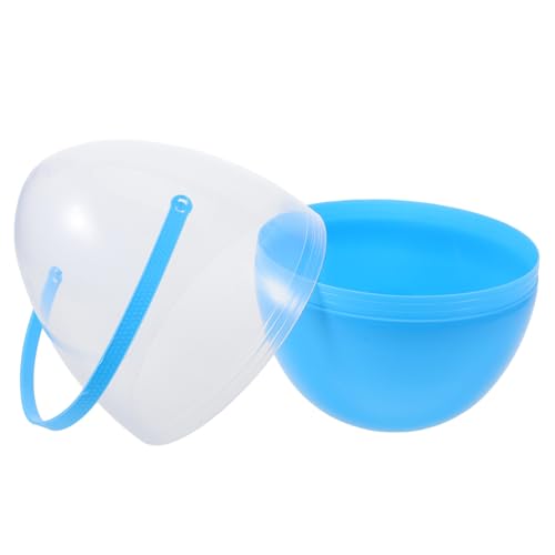 MUCKLILY Ostereier Eier Jumbo Eiförmige Eimer Eier Extra Groß Große Eier Eierkörbe Zur Feiertagsdekoration Klare Eier, Befüllbares Ornament Eier 24 Zählen Eier Befüllbar Himmelblau Pp MUCKLILY Ostereier Eier Jumbo Eiförmige Eimer Eier Extra Groß Große Eier Eierkörbe Zur Feiertagsdekoration Klare Eier, Befüllbares Ornament Eier 24 Zählen Eier Befüllbar Himmelblau Pp von MUCKLILY