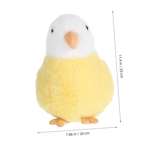 MUCKLILY Papagei Puppe Kuscheltier Für Freundin Kinderkissen Papagei Spielzeugpapagei Für Papagei Gefüllt Kinderspielzeug Simulation Papageienpuppe Plüsch Yellow MUCKLILY Papagei Puppe Kuscheltier Für Freundin Kinderkissen Papagei Spielzeugpapagei Für Papagei Gefüllt Kinderspielzeug Simulation Papageienpuppe Plüsch Yellow von MUCKLILY