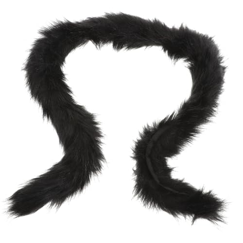 MUCKLILY Plüsch Boa Schwarz Flauschige Kunstpelz Dekoration für Damen Masquerade Hochzeit Weihnachtsfeier Halloween Party Schal Schulterwärmer MUCKLILY Plüsch Boa Schwarz Flauschige Kunstpelz Dekoration für Damen Masquerade Hochzeit Weihnachtsfeier Halloween Party Schal Schulterwärmer von MUCKLILY