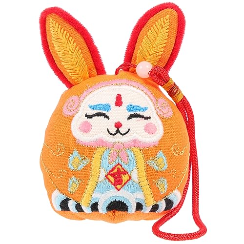 MUCKLILY Plüsch Hase Dekoration Adorable Rabbit Plüschspielzeug Glücksbringer für Jahr des Hasen für Neujahrsfeiern für Freunde und Kuscheliger Hase für Fröhliche MUCKLILY Plüsch Hase Dekoration Adorable Rabbit Plüschspielzeug Glücksbringer für Jahr des Hasen für Neujahrsfeiern für Freunde und Kuscheliger Hase für Fröhliche von MUCKLILY