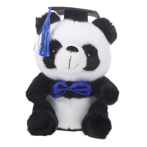 MUCKLILY Plüsch Panda mit Doktorhut Niedliches Kuscheltier für Graduierungsfeiern Flauschige Panda Stoffpuppe mit Schärpe für Absolventen Dekoration für Wohnräume und Feiern MUCKLILY Plüsch Panda mit Doktorhut Niedliches Kuscheltier für Graduierungsfeiern Flauschige Panda Stoffpuppe mit Schärpe für Absolventen Dekoration für Wohnräume und Feiern von MUCKLILY