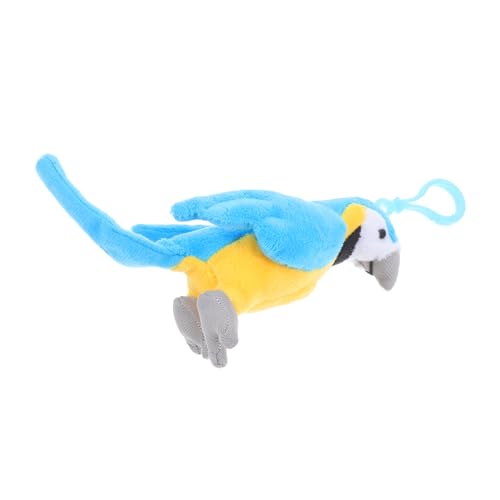 MUCKLILY Plüsch -Papageienanhänger gefüllter Papagei Vogel Stofftier Papagei Stofftier Vogel Plüsch Tierischer Rucksackanhänger Anhänger für Taschenzubehör PP Baumwolle Blue MUCKLILY Plüsch -Papageienanhänger gefüllter Papagei Vogel Stofftier Papagei Stofftier Vogel Plüsch Tierischer Rucksackanhänger Anhänger für Taschenzubehör PP Baumwolle Blue von MUCKLILY