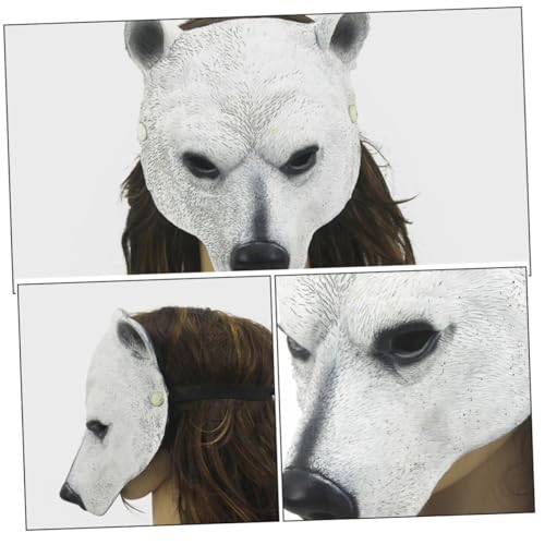MUCKLILY Realistische Maske Weiche PU Tiermaske für Halloween Cosplay Maskerade Komfortable Verkleidung für Kostümparty Vielseitige Tierkopfmaske für Erwachsene MUCKLILY Realistische Maske Weiche PU Tiermaske für Halloween Cosplay Maskerade Komfortable Verkleidung für Kostümparty Vielseitige Tierkopfmaske für Erwachsene von MUCKLILY