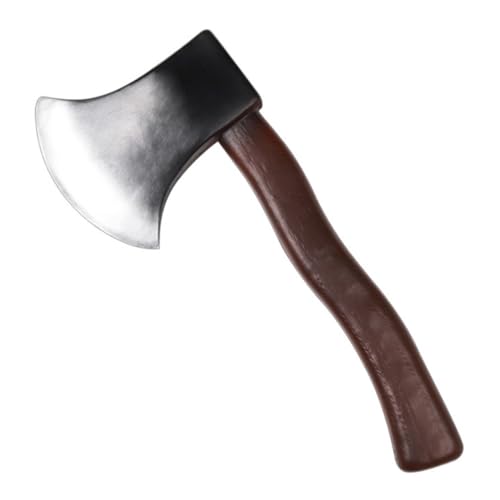MUCKLILY Realistische PU Axt Langlebig Leicht Wikinger Kostüm Zubehör für Halloween Party Requisiten Outdoor Indoor Rollenspiel von MUCKLILY