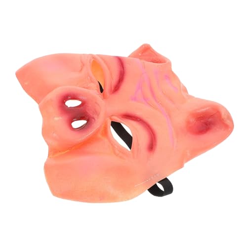 MUCKLILY Realistische Schweinemaske Halbgesichts Tiermaske Lustige Halloween Kostümmaske für Erwachsene Wiederverwendbar Party Cosplay Zubehör mit Tragbarer Verpackung MUCKLILY Realistische Schweinemaske Halbgesichts Tiermaske Lustige Halloween Kostümmaske für Erwachsene Wiederverwendbar Party Cosplay Zubehör mit Tragbarer Verpackung von MUCKLILY