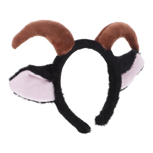 MUCKLILY Realistisches Lammohren Stirnband aus Weichem Plüsch Niedliches Kostüm Zubehör für Erwachsene für Halloween Partys und Cosplay Verkleidungen Elastische MUCKLILY Realistisches Lammohren Stirnband aus Weichem Plüsch Niedliches Kostüm Zubehör für Erwachsene für Halloween Partys und Cosplay Verkleidungen Elastische von MUCKLILY
