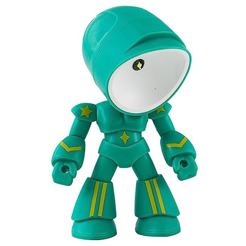 MUCKLILY Roboter Nachtlampe LED für Kinderzimmer Touch Steuerung Warmlicht Verstellbarer Kopf Dekorative Nachttischlampe MUCKLILY Roboter Nachtlampe LED für Kinderzimmer Touch Steuerung Warmlicht Verstellbarer Kopf Dekorative Nachttischlampe von MUCKLILY