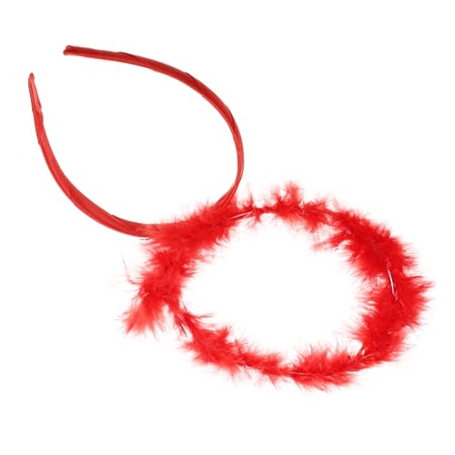 MUCKLILY Rotes himmlisches Stirnband Kopfschmuck für Kostüm Party Requisite Hautfreundlich Geeignet Langlebig und Attraktiv für Fasching Karneval Halloween MUCKLILY Rotes himmlisches Stirnband Kopfschmuck für Kostüm Party Requisite Hautfreundlich Geeignet Langlebig und Attraktiv für Fasching Karneval Halloween von MUCKLILY