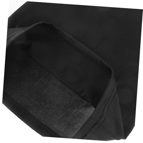 MUCKLILY Schwarze Vollgesichtsmaske aus Elastischem Stoff Bequeme Halloween Masquerade Maske für Cosplay Kostümparty und Gruselige Verkleidungen Leicht und Dehnbar für Langes von MUCKLILY