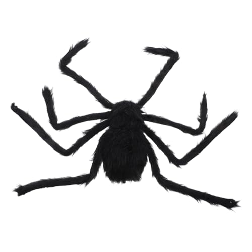 MUCKLILY Sprachgesteuerte Elektrische Spinne Große Outdoor Spinne Halloween Dekorationen Für Den Außenbereich Gruselige Riesige Leuchtende Realistische Künstliche von MUCKLILY