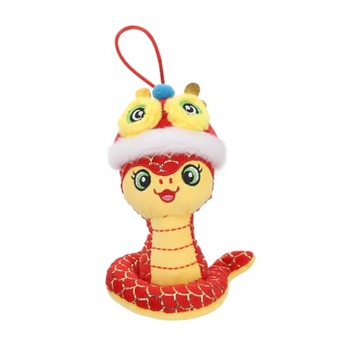 MUCKLILY Sternzeichen-Schlange-Anhänger Schlangenjahr chinesisches neujahr stofftier lebensechte Schlangenpuppe Kuscheltier Schlange Schlangen Chinesisches Neujahr PP-Baumwolle rot MUCKLILY Sternzeichen-Schlange-Anhänger Schlangenjahr chinesisches neujahr stofftier lebensechte Schlangenpuppe Kuscheltier Schlange Schlangen Chinesisches Neujahr PP-Baumwolle rot von MUCKLILY