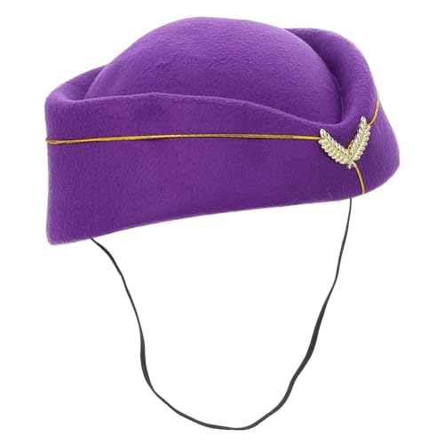 MUCKLILY Stewardess Hut Uniform Cosplay Air Hostess Accessoire Einheitsgröße Weicher Party Tanz Halloween Karneval MUCKLILY Stewardess Hut Uniform Cosplay Air Hostess Accessoire Einheitsgröße Weicher Party Tanz Halloween Karneval von MUCKLILY