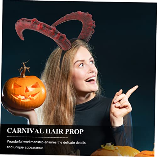 MUCKLILY Teufelshorn Stirnband Karneval Kostüm Hörner Cosplay Halloween Party Kopfschmuck für Damen Herren MUCKLILY Teufelshorn Stirnband Karneval Kostüm Hörner Cosplay Halloween Party Kopfschmuck für Damen Herren von MUCKLILY