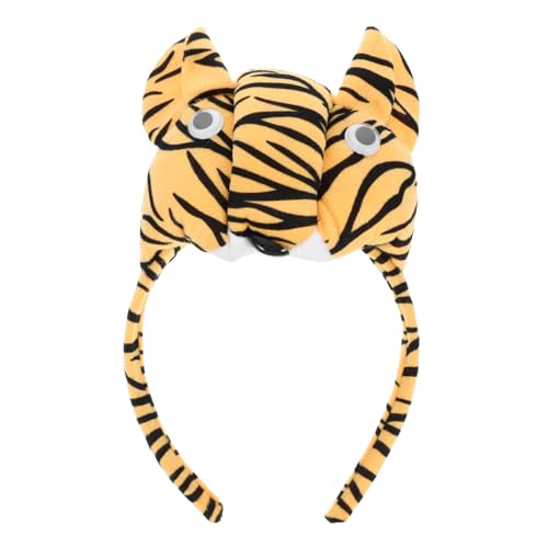 MUCKLILY Tiger-accessoires Tigerohr Haarband Zoo-tier-stirnband Cosplay Tiger Stirnband Tigerkostüm Plüsch-tiger-stirnband Tiger Kostüm Baumwolle MUCKLILY Tiger-accessoires Tigerohr Haarband Zoo-tier-stirnband Cosplay Tiger Stirnband Tigerkostüm Plüsch-tiger-stirnband Tiger Kostüm Baumwolle von MUCKLILY