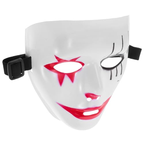 MUCKLILY Trendige Vollgesichts-tanzmaske, Halloween- Und Maskerade-maske, Malerei, Männliche Und Weibliche Vollgesichtsmaske, Hip-hop-tanz-party-maske MUCKLILY Trendige Vollgesichts-tanzmaske, Halloween- Und Maskerade-maske, Malerei, Männliche Und Weibliche Vollgesichtsmaske, Hip-hop-tanz-party-maske von MUCKLILY
